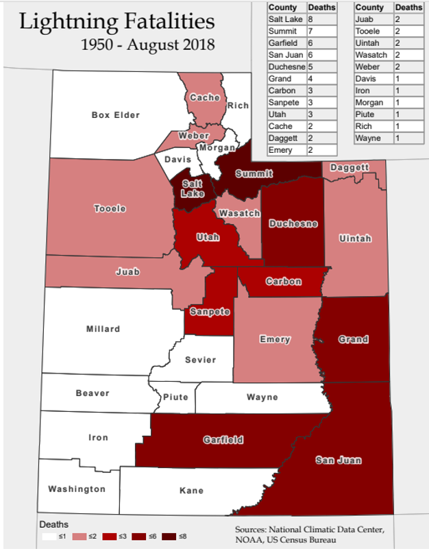 lightning map utah