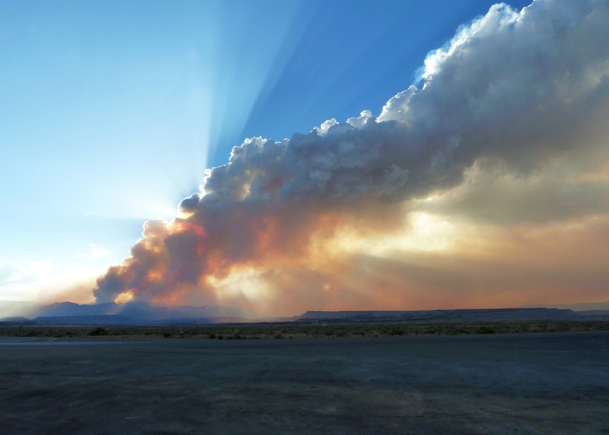 Seeley fire near Emery County's Huntington Canyon 2012